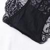 Guifei Man Black Sexy Lace Low-Rise See-Through Women's Triangle Panties