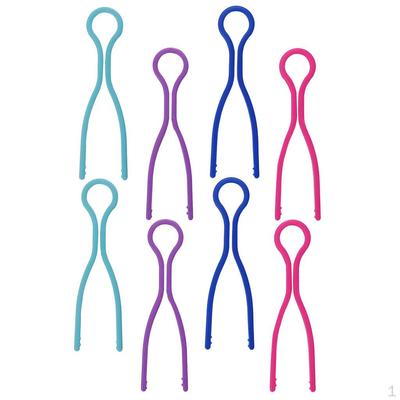 24 Pieces Bobbin Holder Thread Colorful Clips for Sewing Machine,