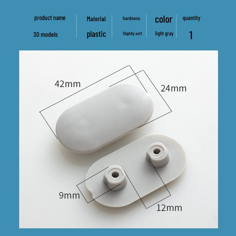 Toilet Seat Cushion: Anti-slip Shock Absorbing Silent Rubber Pads