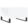 White Coffee Table 55x55x36.5 cm Particleboard