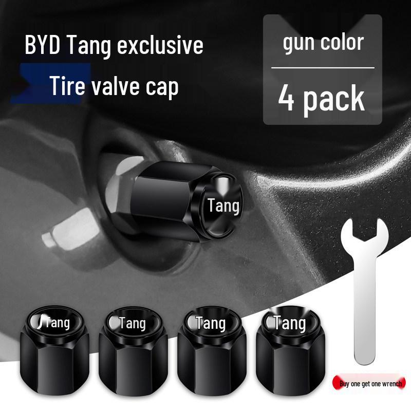 BYD Car Tire Anti-theft Metal Valve Stem Cap