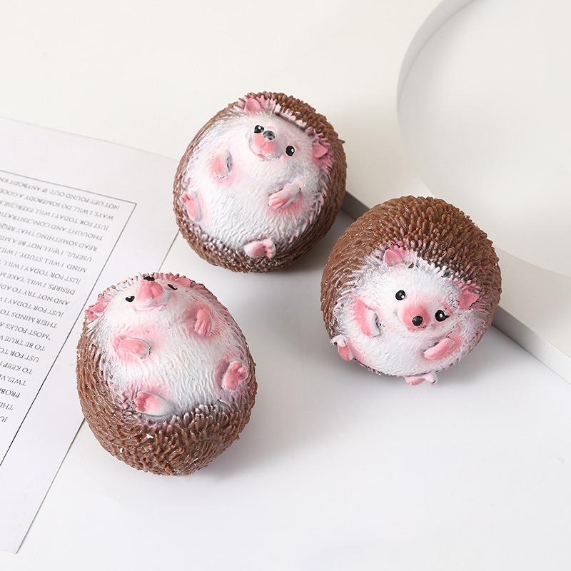 Funny Hedgehog Stress Ball Anti Stress Toys Pinch Anxiety Dough Ball Vent Toys Animals Stress Relief Fidget Toys For Kids Adult