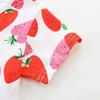 Girls princess dress summer new girls dress cute strawberry print short-sleeved children's skirt