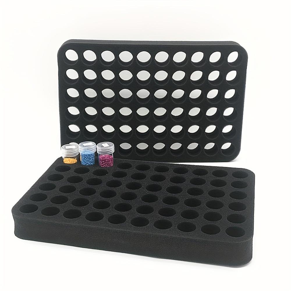 Diamond Painting Storage Bag with 60 Jars - Drop-proof EVA Case for Diamond Art and Essential Oils