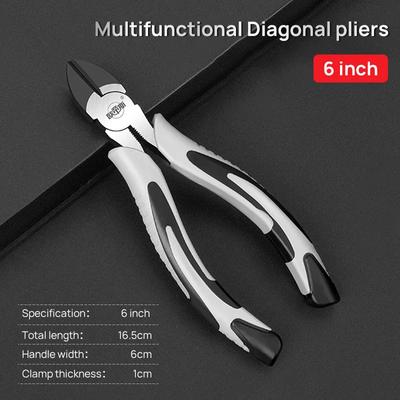 Multifunktionale Universal-Diagonalzange Spitzzange Hardware-Werkzeuge Universal-Drahtschneider Elektriker-Drahtzange