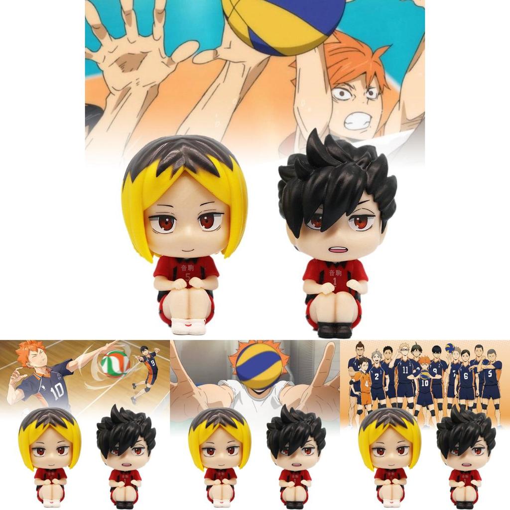 Adorable Pvc Volleyball Anime Figure Of Lk Black Tail Iron And Lk Gnawing Claw For Collectors