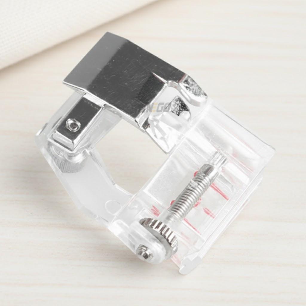 

Adjustable Sewing Machine Presser Foot with Cloth Strip Distance Binding Tool for Home DIY Sewing Craft Accessories серебряный