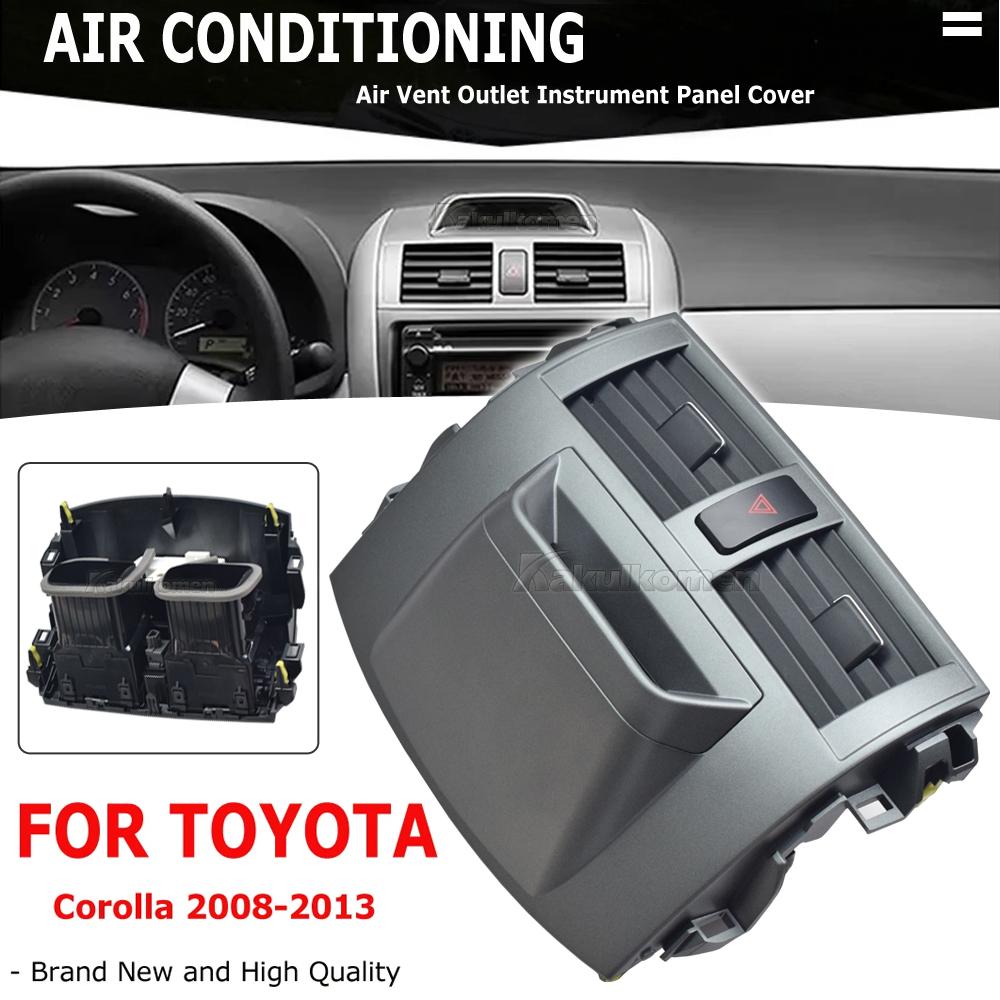 A/C Air Conditioning Air Vent Outlet Panel Grille Cover For Toyota Corolla Altis E15 2007-2013 Car Styling