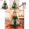 Unique Soft Fabric Christmas Bow Decoration Classic Handmade Bow For European Style Trees