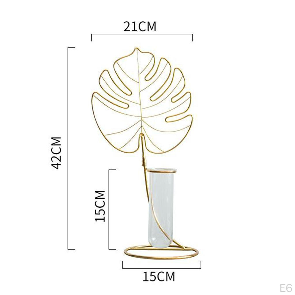 Art Vase Leaves Stand Flower Pots Er