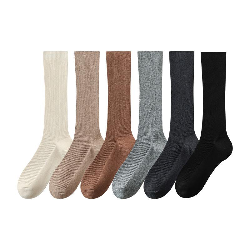 Women's Winter Fleece Calf Socks, Thick and Warm Double-needle Pile Socks for Autumn and Winter