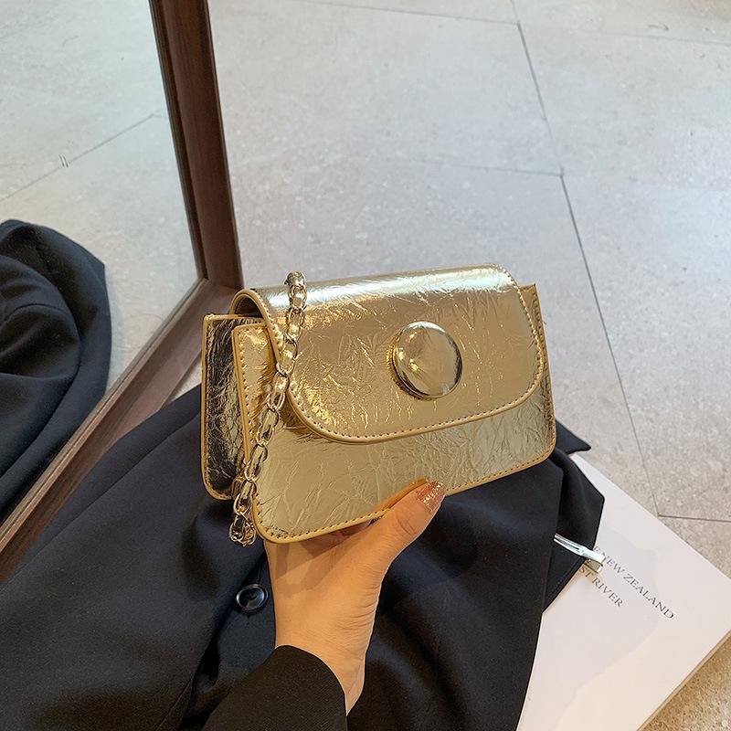 Fashionable Crossbody Small Square Bag Women's Bag New Summer Style Simple Shoulder Bag Popular Small Bag Women's Bag