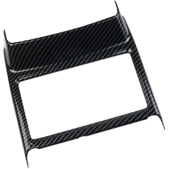 Carbon Fiber Central Cup Holder Frame Trim Accessories for Mitsubishi Outlander 2022-2024