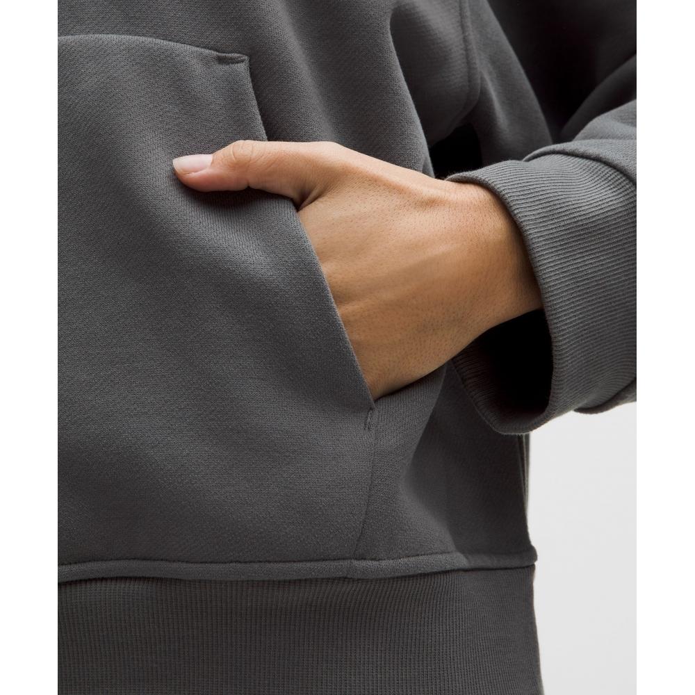 Lululemon Women S Steady State overSized Hoodie Onyx Grey
