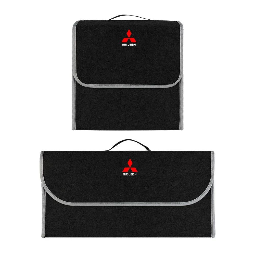 Car Trunk Storage Bag Organizer Sundries Stowing Tidying Box For Mitsubishi ASX Lancer Pajero Outlander L200 EVO Lancer EX