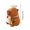 Capybara Plush Doll Chef Toy Stuffed Animal for Kids Adults
