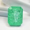 RARE 18 Ct Emerald Cut NATURAL ZAMBIAN Green Emerald CERTIFIED Loose Gemstone