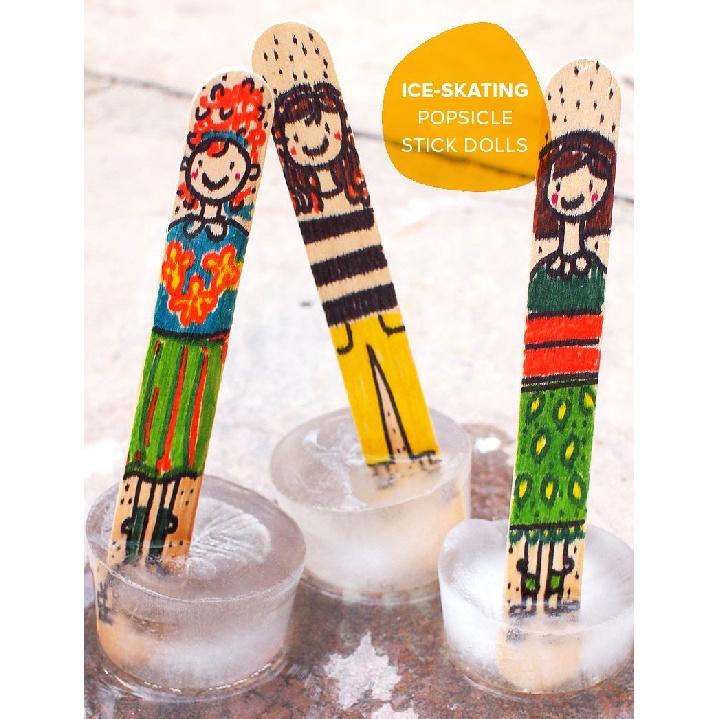 Leeseph Craft Sticks Ice Cream Sticks Wooden Popsicle Stick 11.4cm Length Treat Ice Pop For Beverage Resin Mold Handmade Tools 6