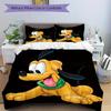 3pcs Pluto Printed Quilt Set - Includes 1 Quilt Cover and 2 Pillowcases, Machine Washable - Suitable for All Seasons.S079