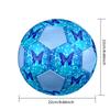 1PC Blue Butterfly Stars Soccer Ball Size 5 Football Machine Sewn Indoor/Outdoor Universal Football Gift W32