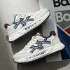 Forrest Gump Shoes 22 Spring Leather Breathable Sports Shoes Non-slip Soft Sole Business Casual Running Shoes Classic