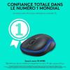 Souris - Sans fil - Logitech - M185 - Bleu - Ambidextre
