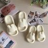 Fashion Pillow Rabbit Slippers for Women Men House Slides Shower Sandals Extremely Comfy Cushioned Thick Sole Cartoon Flip Flops Beach