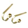 2pcs Christmas Stocking Hook Home Fireplace Metal Hanger Party