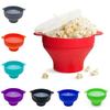 DIY Microwave Popcorn Bowl Bucket Red Fruit Dish Popcorn Maker with Lid Chips  Family