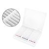 Acrylic Nail Art Display Box Stand with Dustproof Cover Holds 30 Color Swatches Organized Display for Nail Technicians