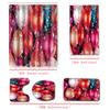 Christmas Bathroom Shower Curtain Bath Towel Floor Mat Five-Piece Set Bathroom Toilet Carpet Shower Foot Mat