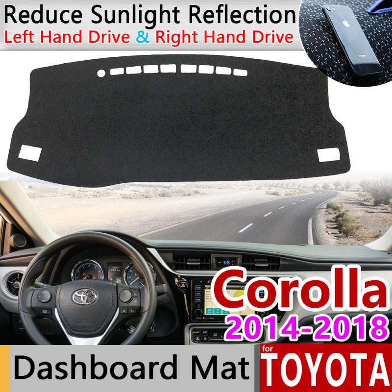 

for Corolla E170 E160 2014 2015 2016 2017 2018 Anti-Slip Mat Dashboard Cover Sunshade Dashmat Carpet