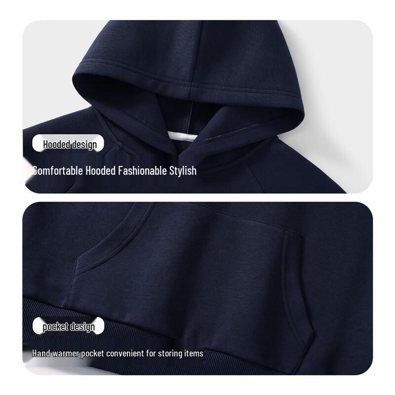 Kids' Trendy Hooded Pullover Sweatshirt