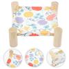 Elevated Design Small Animal Bed Guinea Pig Hammock Cat Bed Pet Sleeping Nest Cages Wooden Material Rabbit House Breathing Bed