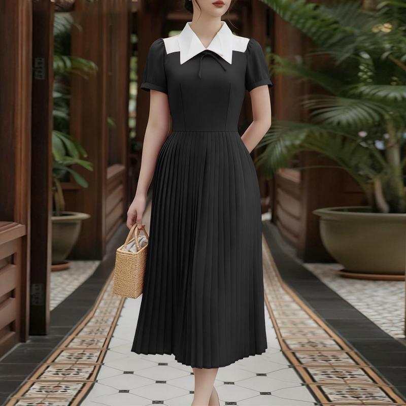 ZANZEA Women Casual Turn Down Collar Summer Short Sleeve Dress