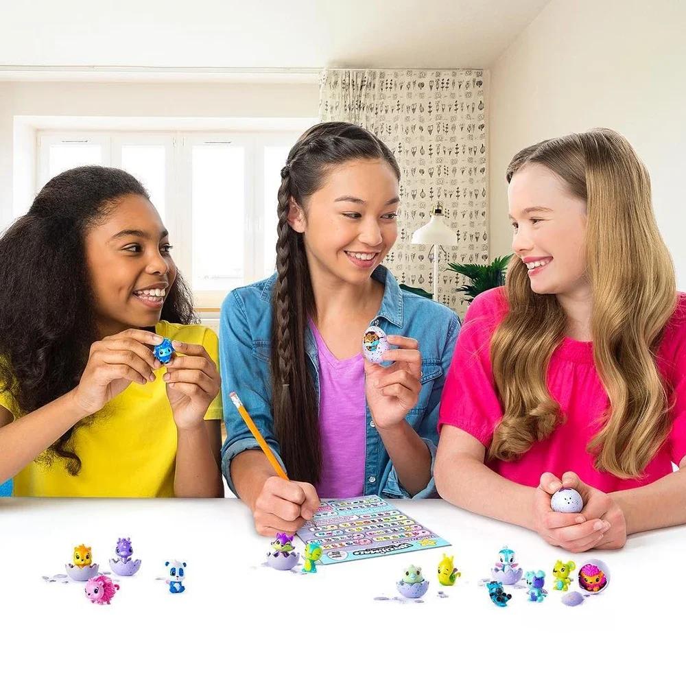 Hatching Animals Gashapon Capsule Toys Cute Pets Mini Figurines Dolls Surprise Eggs Girls Boys Birthday Christmas Gifts
