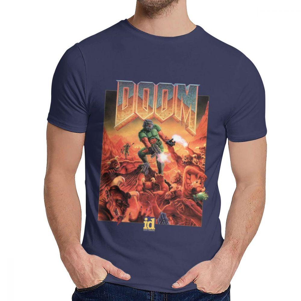 Picture Custom Doom Ii Hell On Earth 1994 T Shirt For Male Summer Cool Man 100