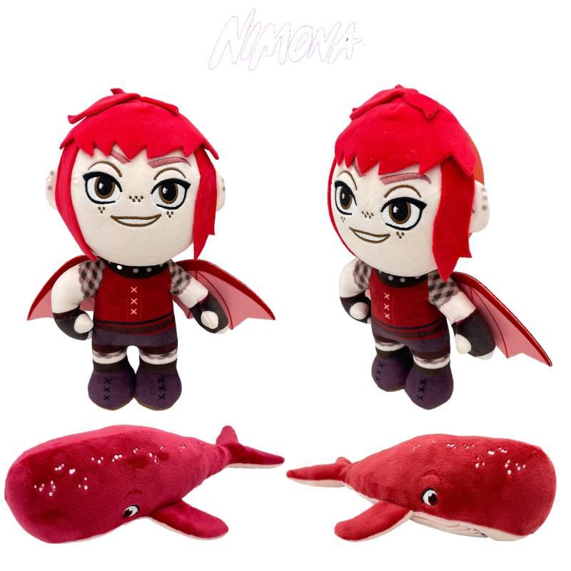 Nimona Monster Girl Plush Toy Doll Anime Collectible Figure