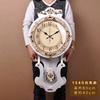 Nordic Large Wall Clock Wood Vintage Silent Pendulum Clocks Wall Home Decor Watches Shabby Chic Living Room Decoration Gift Idea