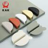 KAK 2 Pack Bear Head Furniture Handle for Kids Rooms Colorful Cabinet Handle and Drawer Knobs Decorative Door Hardware Fittings