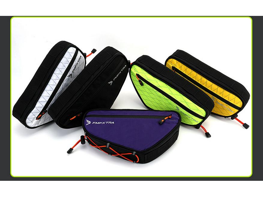 1.7L Nylon Bike Triangle Top Tube Bag for Mountain & Road Cycling