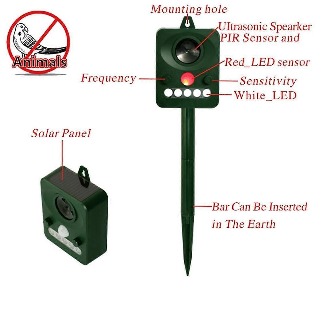 RC-510 Ultrasonic Solar Bird Repeller