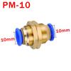 5PCS 4/6/8/10/12mm OD Tube Pneumatic Fitting Pipe Air Connector Push To Connect Quick Release Plastic Air Hose Push In Tube