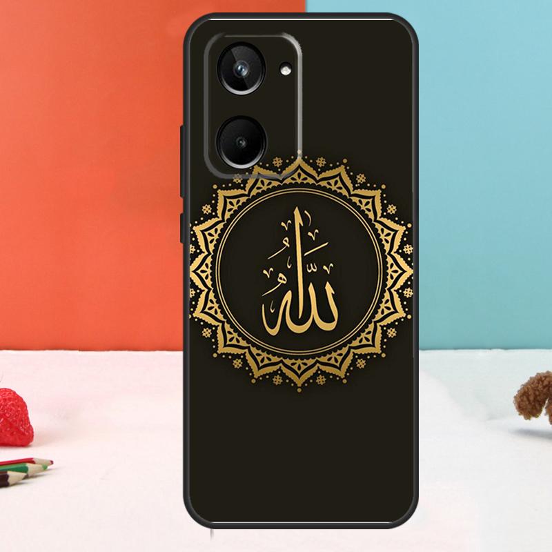 Muslim Islam Bismillah Allah For Realme C67 C75 C71 C55 C53 C61 C33 C63 C51 10 11 12 13 14 15 Pro Plus C65 GT7 Pro Case