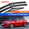 For Citroen C4 Hatchback 2010- 2011 2012 2013 Wiper Front&Rear Wiper Blades Windshield Windscreen Window Brushes 30"+26"+12"