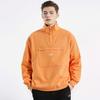 Palace 1/4 Zip Washed Funnel Tiger Orange Unisex Tops P25ES068