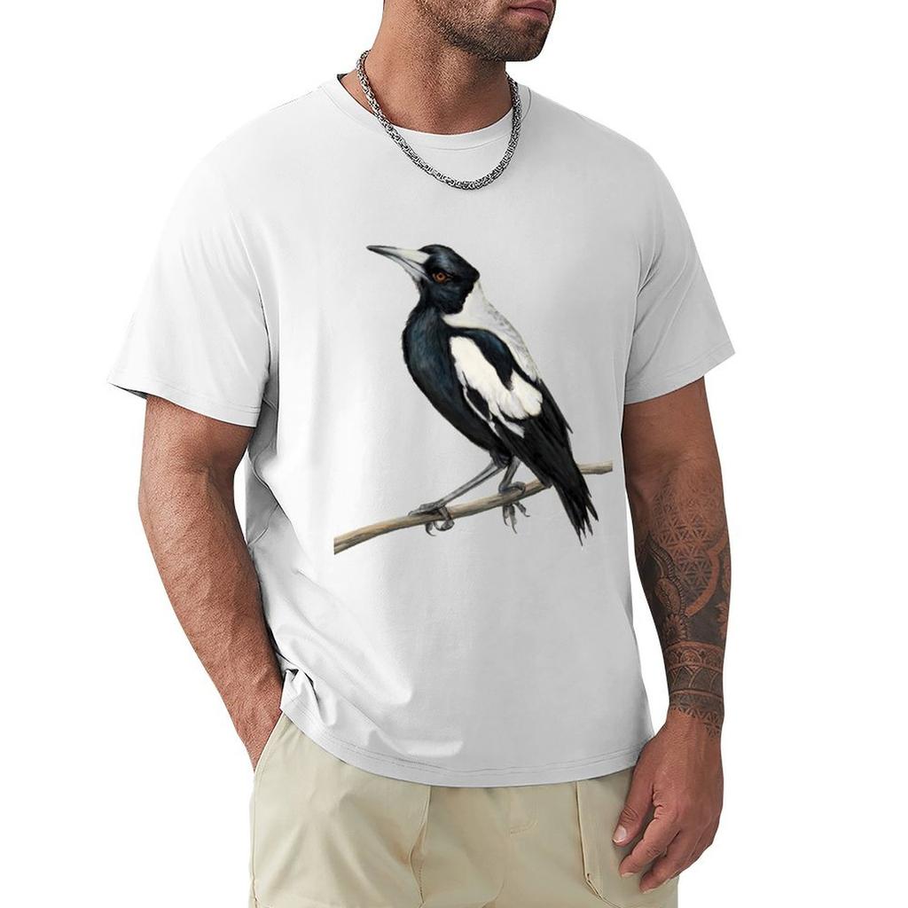 The Australian Magpie TShirt Summer Casual Loose TShirt