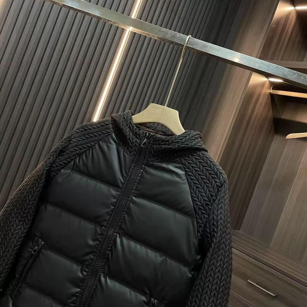 Men's Hooded Cotton Jacket - Trendy Autumn/Winter Lightweight Versatile Couple Style Patchwork Short Coat