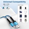 USB to USB C Cable 10FT Long Braided USB A to Type C Charger Fast Charging Power Cord for Samsung Galaxy A17/A16 5G/A15/A56/A36/A55/S25 Edge/S24