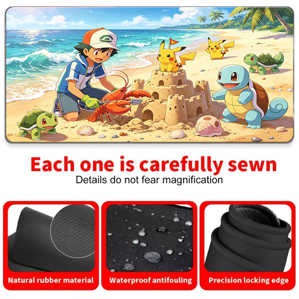 Greninja Water Shuriken TCG Playmat NonSlip Washable Gaming Desk Mat 30x80x0.2cm